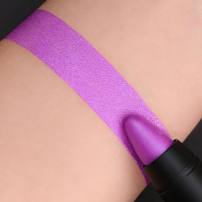 FOCALLURE Ultra Chic Metallic Lipstick,Rich Vitamin E Lip Crayon,Lightweight Shinning Color without Drying or Fading,Long Lasting Lips Makeup,#31 Utopia