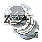 Z Palette Large Metallic Collection (Metallic Silver) with 20 Piece Metal Stickers - Made Exclusively for JUVITUS