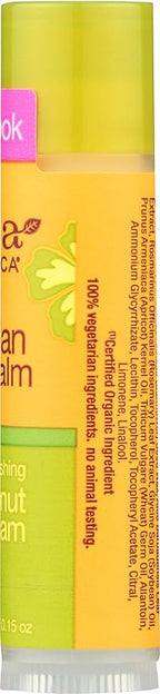 Alba Botanica Hawaiian Coconut Cream Lip Balm, 0.15 oz