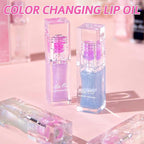 Erinde Magic Color Changing Lip Oil, Moisturizing Lip