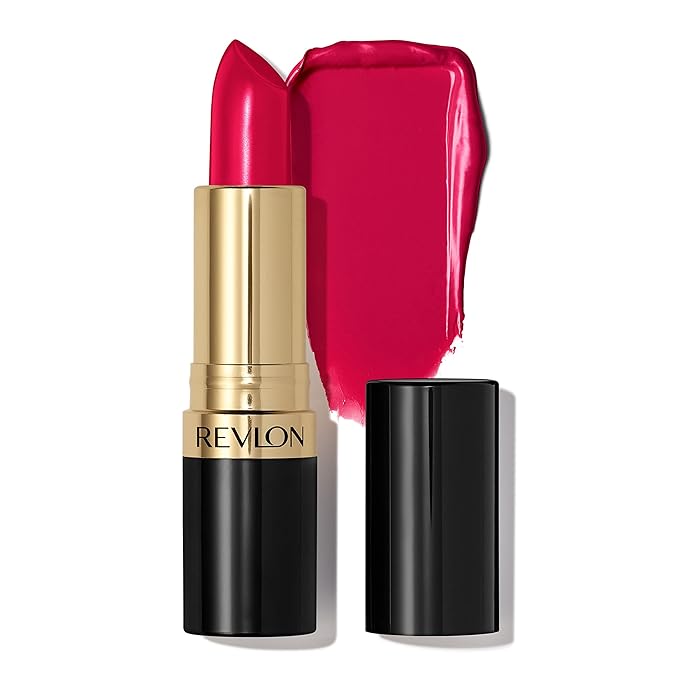 Revlon Super Lustrous Lipstick, Creamy Formula For Soft, Fuller-Looking Lips, Moisturized Feel, 028 Cherry Blossom, 0.15 oz