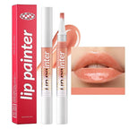 Glow Lip Oil Gloss +Lips Brush, High Pigmented Lip