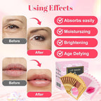 30 Pads Lip Masks & Eye Masks,Under Eye Mask Skincare,Crystal Collagen Lip Mask Sheet,Under Eye Patches for Puffy Eyes and Dark Circles,Moisturizing,Anti-Aging,Reducing Fine Lines,Pink