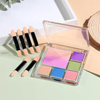 7 Colors Solid Fluorescent Neon Pigment Powder Set Gradient Iridescent Rainbow Palette Glitter Dust for Nail Art Gel Polish Mermaid Unicorn Rubbing Powder