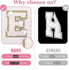 Personalized initial letter makeup bag,