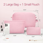 3 pieces makeup bag cosmetic