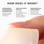 skyn ICELAND Dissolving Microneedle Under Eye Patches with 39% Hyaluronic Acid & Peptides No-Slip Eye Masks for Firming Wrinkles & Fine Lines, 1 Pair