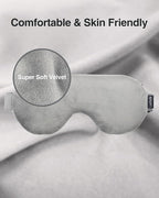 Luxtude Heated Eye Masks for Dry Eyes with Flaxseed & Lavender, Microwave Warm Eye Compress Moist Heat, Weighted Eye Mask for Sleeping, Hot Stye Eye Compress for Puffy Eyes, Dark Circles (Gray)