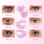 Reusable eye patches, gel eye