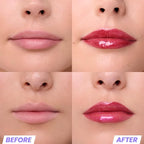 Wonderskin WONDER BLADING Top Gloss - Red Glitter Lip Gloss, Hydrating and High Shine Finish Lip Makeup (Red Glitter)