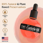 C CARE Pomegranate and Fig Cuticle Oil For Nails - Repairs Cuticles Overnight - Moisturizes and Strengthens Nails and Cuticles - Dropper & Brush included - 2.5oz