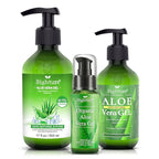 Aloe Vera Gel for Face - Organic Aloe Vera Gel from 100 Percent Pure Aloe Vera Use to Skin Sunburn Relieve, Soothing and Firming