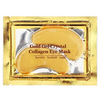 Jakuva 29PCS Gold Gel Crystal Collagen Eye Mask Under Eye Patches For Puffy Eyes and Dark Circles, Hydrating & Anti Aging,24k Gold Eye Mask Eye Patches for Moisturizing