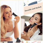 Makeup Brush 2 Pack, Retractable Travel Kabuki Powder Makeup Brush, Foundation Face Blush Brushes for Blending Liquid, Blush, Bronzer, Buffing, Sunscreen,Flawless Cosmetics