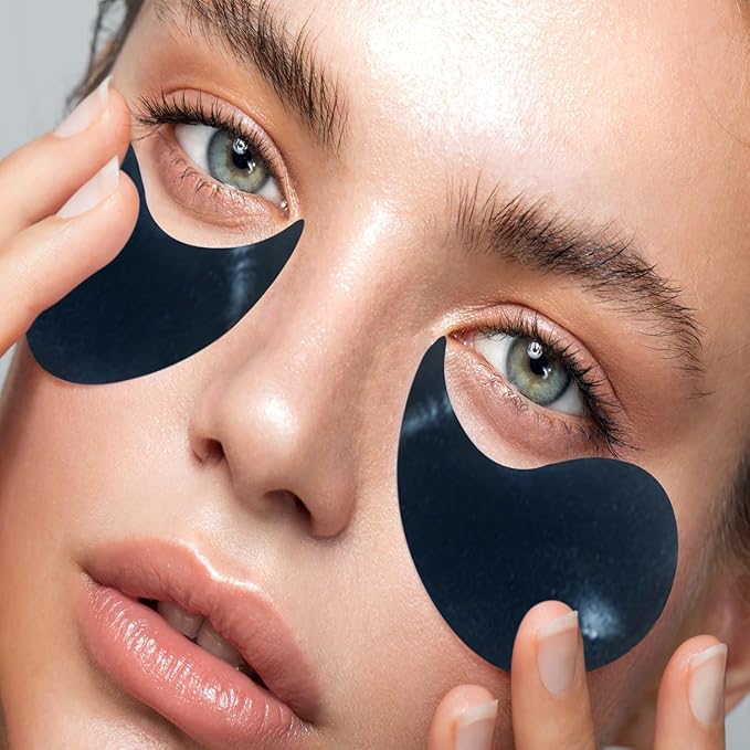 WELLDERMA Collagen Impact Sapphire Eye Mask 60 Sheets - NOURISHing ENRICHed Moisturizing Hydrogel Eye Patches Wrinkles Collagen, Under Eye for Dark Circles, Dry and Dull Skin