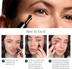 DRMTLGY Luminous Eye Corrector SPF 41, Under Eye Color Corrector for Dark Circles, Anti-Aging Tinted Eye Cream, Hydrating Eye Serum with Peach Undertone FSA/HSA Eligible, Medium