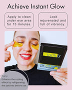 Under Eye Patches for Dark Circles and Puffiness - (15 pairs) Collagen Eye Masks with Natural Extracts for Wrinkle Reduction, Puffy Eyes & Eye Treatment Gels