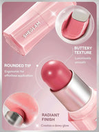 SHEGLAM Buttery Bliss Blush Stick Cream Milk Makeup Blush-Hush Hush