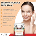 Under Eye Cream with Collagen, Retinol, Caffeine, Avacado Hyaluronic Acid & Hibiscus Honey for Night and Day with Vitamin B5, E for Puffiness Circles Anti Aging Eye Bags and Anti Wrinkle