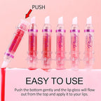 Natural Spicy Lip Plumping Booster Lip Plumping Oil，Lip Plumper Gloss, Ultra-Hydrating & Nourishing Plump and Pout Lip Plumper, Glossy Finish Fuller Lip Plumping Lip Gloss for Women Girls(3PC)
