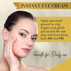 Imadini Natural Eye Wrinkle Cream, Remove Eye Bag Dark Circles, Reduce Puffiness & Eye Wrinkle, Ideal Eye Bag Cream For Both Men & Women– 8ml