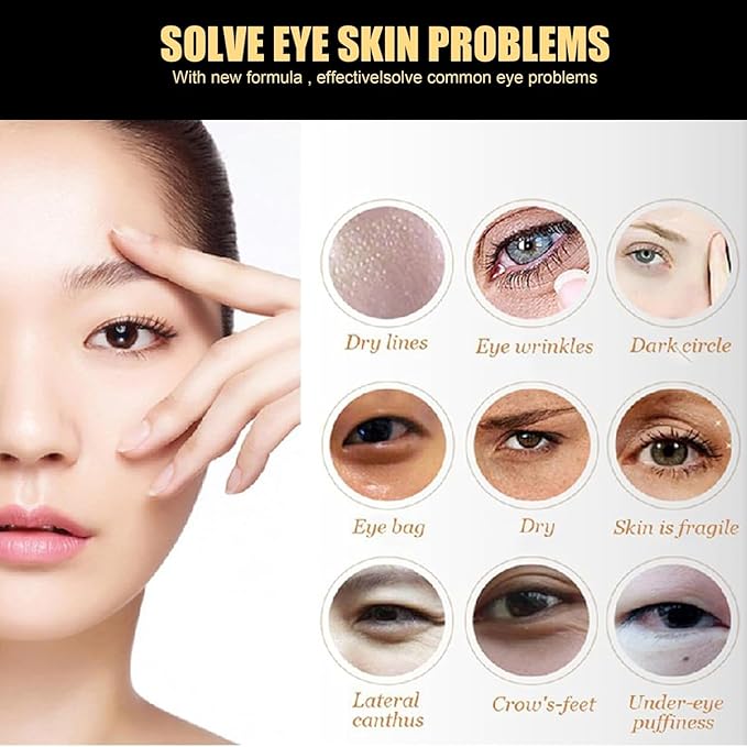 Eye Treatment Creams,Instants Firm Eye Cream, 2PCS Temporary Eye Tightener Eye Cream Anti Aging Fine Lines, Firm That Delicate Skin Under Your Eyes