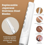 Dermaplaning Tool for Face, 20 Blade Refills, Dermaplane Razor for Face, Hair Remover Blade for Eyebrows and Peach Fuzz, Facial Shaver for Women That Helps Exfoliate and Smooth The Skin