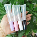 COSIDEA 50 pack Empty Purple 15ml Squeeze lip gloss tubes with wand 0.5oz soft lipgloss container chapstick containers empty tube