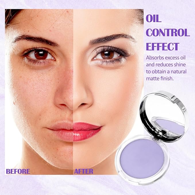 Oil Control Pressed Setting Powder, Lavender Matte Powder