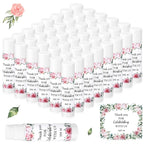 48 Pack SPF 30 Sunscreen Lip Balms Bulk Thank You for Celebrating with Us Sunscreen Care Lip Balm Sticks Wedding Party Favor Baby Bridal Shower Party Supplies Thank You Gifts for Guest