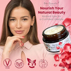 Wild Rose Renewal Eye Cream, Under Eye Cream, Natural Eye Cream for dark circles and fine lines, Green Beauty Product for under Eye area, Natural Skin Care .55 FL OZ (16.26ml)