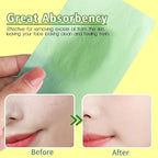 300 Sheets Blotting Paper, HNYYZL Oil Absorbing Sheets for Oily Skin, Oil Control for Face, Makeup Blotting Paper, Natural Oil Absorbing Facial Blotting Sheets for Oily Skin Care (Pack of 3)