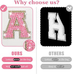 Personalized initial letter makeup bag,