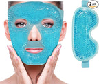 Cooling ice face eye mask
