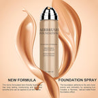 Airbrush Foundation Makeup Spray, Long Lasting Waterproof Full (#2 Beige) 2.36oz