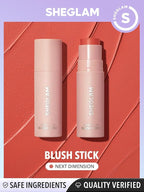 SHEGLAM Snatch N Cream Blush Stick Longlasting High Pigment Blush for Cheeks - Next Dimension