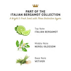 Cremo Body Wash Men, Notes of Italian Bergamot, Neroli Blossom, and Fresh Vetiver, Rich-Lathering Italian Bergamot, 16 Fl Oz