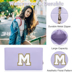 Personalized initial letter patch makeup