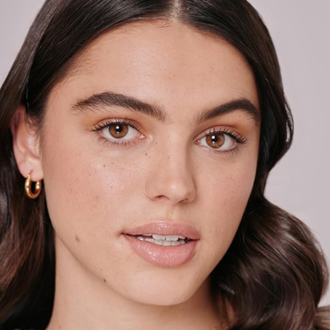 Soft Brow Define & Fill Powder Duo, Includes Dual ended Brush, Vegan and Cruelty Free (Black/Brown)