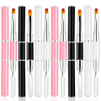 6pcs Gel Nail Brush and