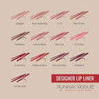 Runway Rogue Designer Liner Lip Pencil, Matte Spiced-Nude Lip