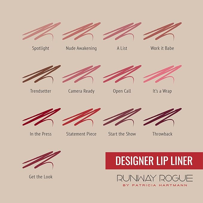 Runway Rogue Designer Liner Lip Pencil, Matte Cool Lip