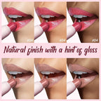 2PCS Tinted Lip Balm Chapstick with Color, Natural Semi - Gloss Finish, Hydrating/Coloring 2 in 1 Moisturizer Lip Stick for Girls & Women #04＋#05