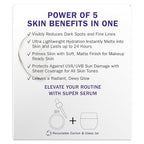 Olay Super Cream with Sunscreen SPF 30, 1.7 oz, Ultra Lightweight Face Moisturizer - Vitamin C & E, Hyaluronic Acid, Niacinamide, Collagen Peptide - Hydrate, Smooth, Brighten, Firm, and Protect