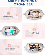 Bagsmart makeup bag cosmetic bag