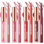 Jolilab Matte Lip Liner Lip Oil Set, Lip Makeup Set Natural Smooth Long-Lasting And Hydrating Beauty Daily Cosmetics Gift for Girls Easy-to-Use（8pcs）