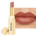 MAKI YIKA Moisture Nude Lipstick for Women Hydrate Lip Balm for Dry Cracked Lips Weightless Glossy Lip Color Juicy Finish,MA055 Mica Nude