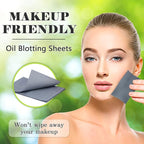 Natural Premium Oil Blotting Paper for Oily Skin with Bamboo Charcoal,26% Larger Oil Blotting Sheets for Face,Makeup Friendly Oil Absorbing Sheets 600 Sheets