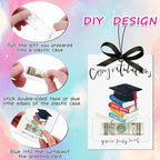 60 Pcs Lip Balm Pouches Plastic Money HolderClear Lipstick Holder Clear Plastic Domes for Gift Card DIY Crafts with Double Side Tape