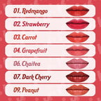 THESAEM Saemmul Mousse Candy Tint #4 Grapefruit Mousse - High Pigment Matte Finish Long Lasting Lip Stain with Honey Extracts to Hydrate Lips - Weightless & Smudge-Proof, 0.3 fl.oz.